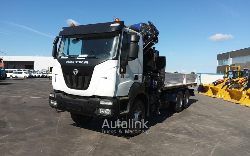 Iveco Astra HD9 64.38 camion grue Camions grue pm 26.5s+plateau/pm 26.5s  crane+flatbed heavy duty 6x4 Afrique Prix Bas ! fr2957